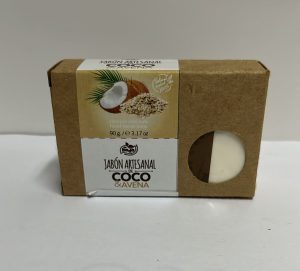 JABON ARTESANAL DE COCO Y AVENA