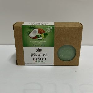 JABON ARTESANAL DE COCO Y PEPINO